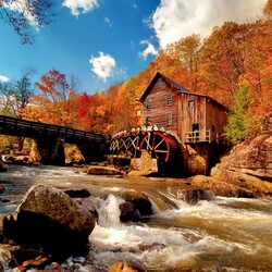 Пазл: Водяная мельница