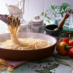 Пазл: Паста с овощами