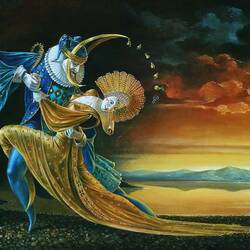 Пазл: Танго при заходе солнца