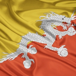 Пазл: Флаг Бутана