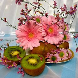 Пазл: Розовые цветы