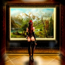 Пазл: В картинной галерее