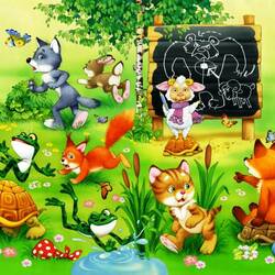 Пазл: А кажется белым и пушистым