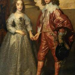Пазл: Портрет Вильгельма Оранского с его невестой Марией Стюарт