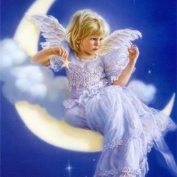 Пазл: Месяц-качели