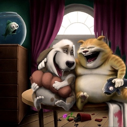 Пазл: Одни дома!