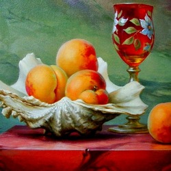 Пазл: Натюрморт с абрикосами