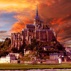 Пазл: Аббатство Мон Сен Мишель        