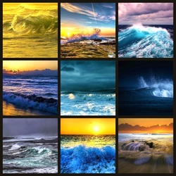 Пазл: Плеск вечерних волн