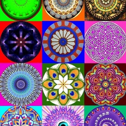 Пазл: Мандалы