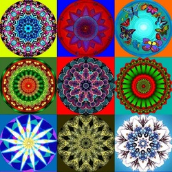 Пазл: Мандалы