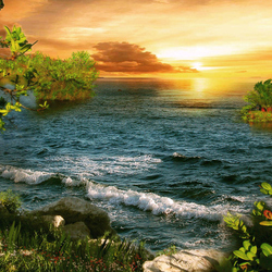Пазл: Морской закат