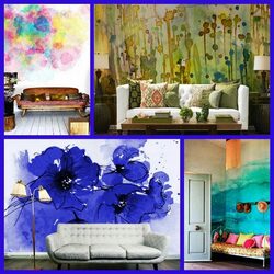 Пазл: Распишем стены акварелью