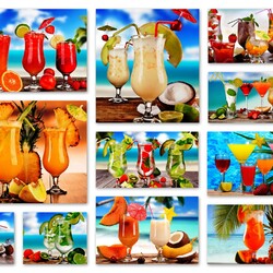 Пазл: Коктейли