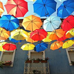 Пазл: Зонтики