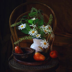 Пазл: Натюрморт с фруктами