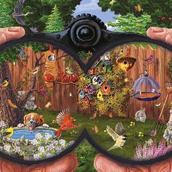 Пазл: Наблюдение за птицами