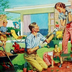 Пазл: Дружная семья