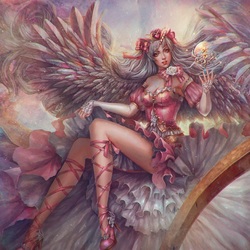 Пазл: Кокетливый ангел