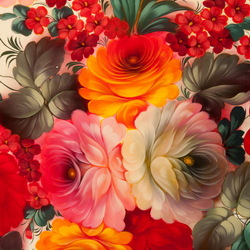 Пазл: Жостовская роспись