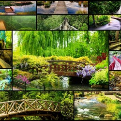 Пазл: Деревянные мосты