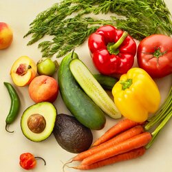 Пазл: Овощи и фрукты