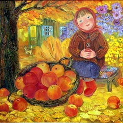 Пазл: Яблочный урожай