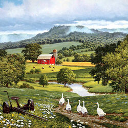 Пазл: На речку