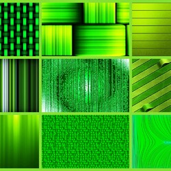 Пазл: Этюд в зеленых тонах