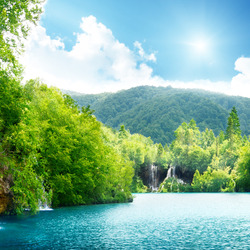 Пазл: Водопады