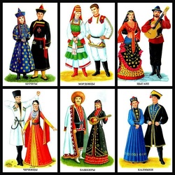 Пазл: Народности России