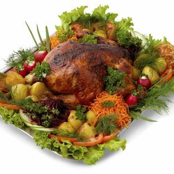 Пазл: Курочка с картошкой