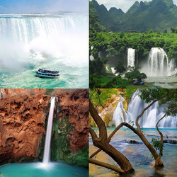 Пазл: Водопады 