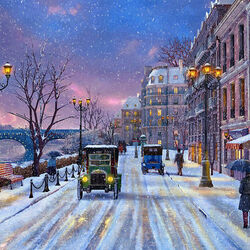 Пазл: Зима в Париже