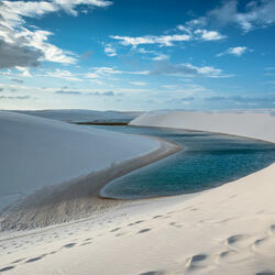 Пазл: Белые пески