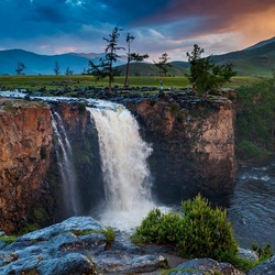 Пазл: Водопад      