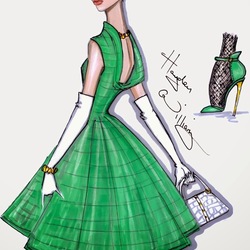 Пазл: Зеленое платье