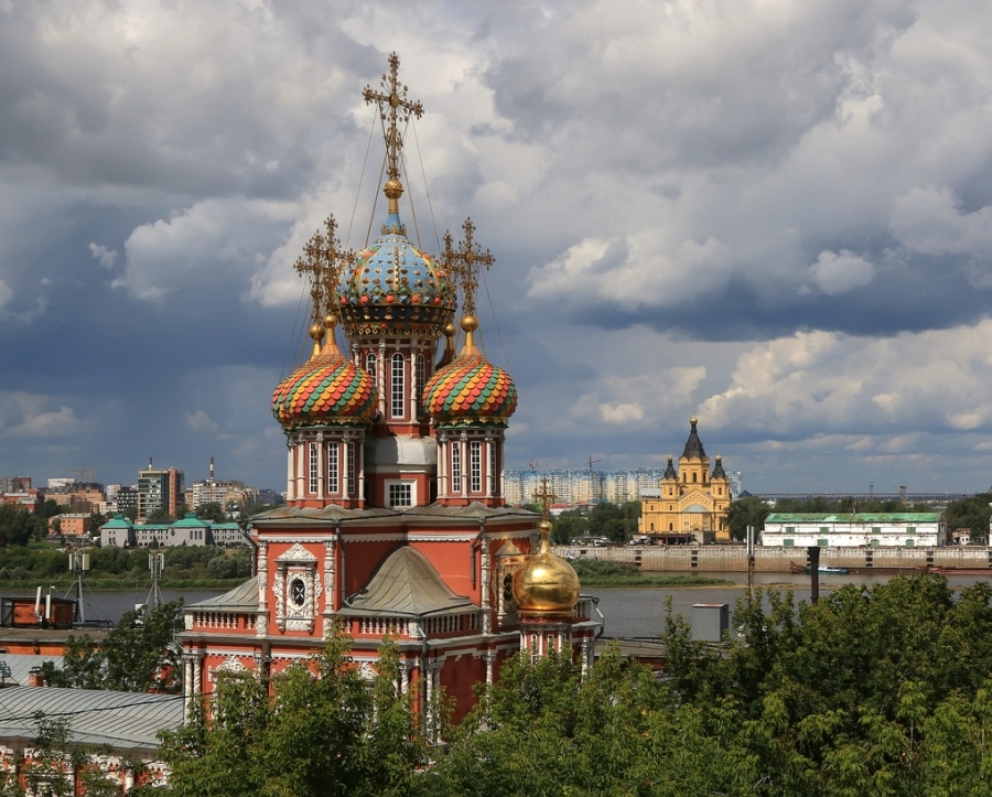 Строгановская Церковь Нижний Новгород фото.