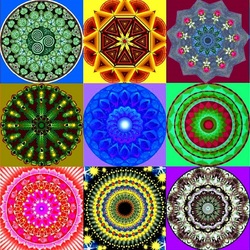 Пазл: Мандалы