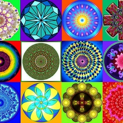 Пазл: Мандалы
