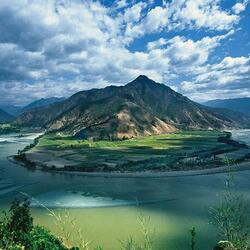 Пазл: Река Янцзи в Китае