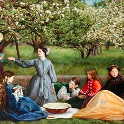 Пазл: Весна - Яблони цветут