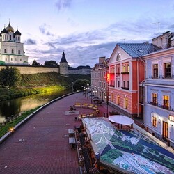 Пазл: Вечерний Псков