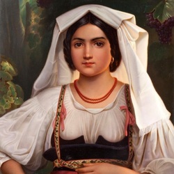 Пазл: Портрет итальянки