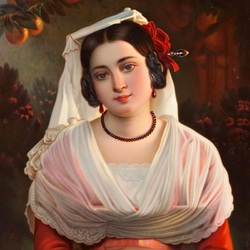 Пазл: Портрет итальянки