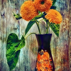 Пазл: Три цветка 