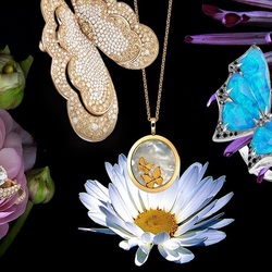 Пазл: Ювелирные бабочки