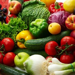 Пазл: Овощи и фрукты