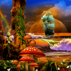 Пазл: Неведомые земли  