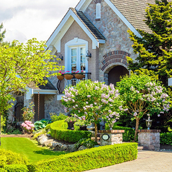 Пазл: Зеленый дворик